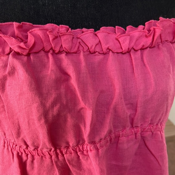 Vintage JCREW ruffled swim cover up Sz M, EUC - Picture 2 of 6